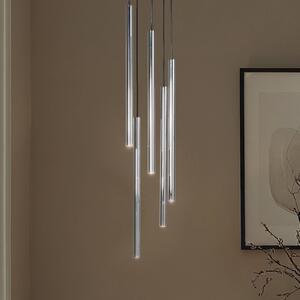 Lampada a sospensione Sopel Lux SIGMA, dimmerabile, Alluminio / Grigio / Zincato, Soggiorno / Sala da pranzo, Metallo, Moderno, Lampada a sospensione