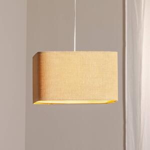 Lampada a sospensione Kwadro Maco Design, dimmerabile, Soggiorno / Sala da pranzo, Tessuto / Stoffa / Seta, Lampada a sospensione