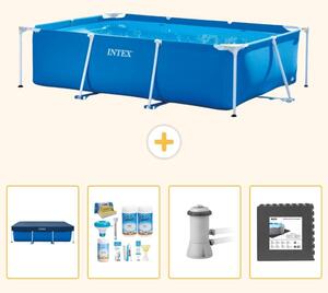 Piscina fuori terra rettangolare - 300x200x75 cm - 5 pezzi - Modello SCB3