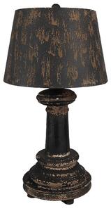 Lampada da tavolo Clayre & Eef Ø 35x64 cm Legno nero