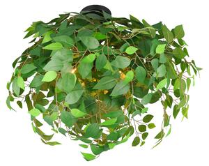 Lampadario LEAVY verde e nero 3xE14x28W in plastica, dimensioni: 73x70x70 cm, IP20, RL