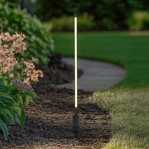 Lampioncino da giardino Neano Lindby, Nero, Alluminio, Moderno, Lampada LED da esterni