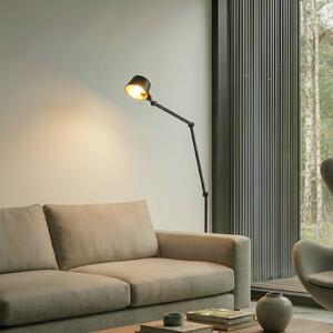 Lampada da terra Silka Lucande, Nero, Studio / Ufficio, Metallo, Moderno, Lampada da terra