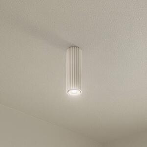 Plafoniera soffitto Karbon SOLLUX LIGHTING, dimmerabile, Crema / Ambra, Soggiorno / Sala da pranzo, Alluminio, Moderno, Plafoniera