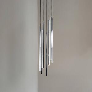 Lampada a sospensione Sopel Lux SIGMA, dimmerabile, Alluminio / Grigio / Zincato, Soggiorno / Sala da pranzo, Metallo, Moderno, Lampada a sospensione