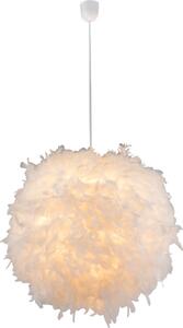 Globo Lighting lampada a sospensione in plastica bianca, 1x E27