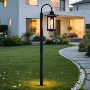 Lampioncino da giardino Zayn Lindby, dimmerabile, Nero, Alluminio, Antico, Lampada da esterni