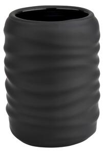 Portaspazzolino nero opaco in ceramica Illana – Wenko