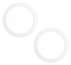 Eglo 32387 - Set da 2 faretti LED da incasso FUEVA LED/15,5W/230V