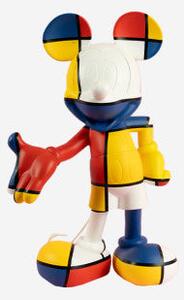 SCULPTURE MICKEY WELCOME ART COLLECTION 1 30CM DISST03002MD LEBLON DELIENNE MULTICOLOR