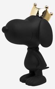 SCUPLTURE SNOOPY CROWN BLACK & GOLD 31CM PEAST03101MANOOR LEBLON DELIENNE BLACK