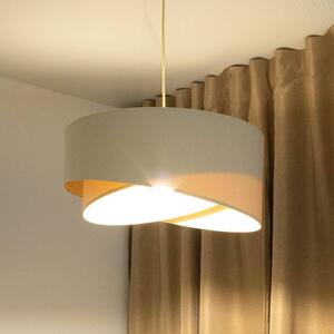 Lampada a sospensione Boho Maco Design, dimmerabile, Crema / Ambra, Soggiorno / Sala da pranzo, Tessuto / Stoffa / Seta, Lampada a sospensione
