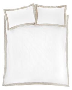 Biancheria da letto singola in cotone bianco 135x200 cm Oxford Lace - Bianca