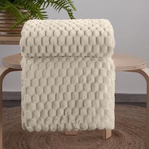 Coperta Cindy6 con effetto 3D beige