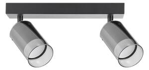 Zuma Line 2211BD-2-BK - Faretto REN 2xGU10/50W/230V nero/grigio