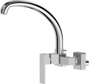 Miscelatore monocomando per lavello. bocca alta. Miscelatore da incasso mod. getaria edm