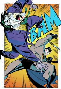 Stampa d'arte Joker and Batman fight, (26.7 x 40 cm)