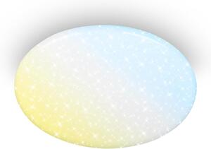 Briloner VERB Plafoniera LED, dimmerabile, telecomando, controllo della temperatura del colore CCT, ultra luminosa, bianca, Ø56 x 10 cm