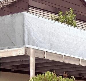 Schermo da balcone in plastica bianca 300x90 cm - Garden Pleasure