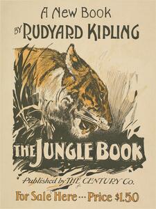 Riproduzione The Jungle Book Advert Vintage Graphic Ad Poster