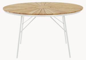 Tavolo da giardino rotondo con piano in legno di teak Ellen, varie misure