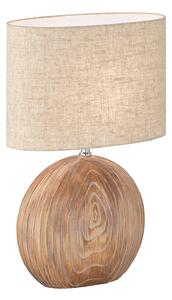 Lampada da tavolo Tobse legno/sabbia alta 53 cm