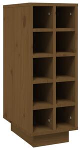 vidaXL Cantinetta per 11 Bottiglie 80x32x80 cm in Legno Massello