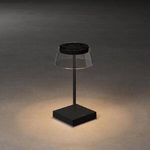 Konstsmide Scilla Lampada LED da tavolo con USB, nero