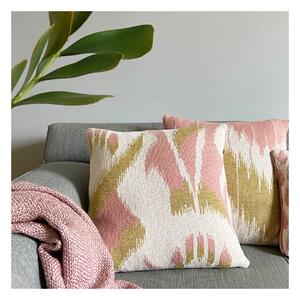 Cuscini Malagoon Ikat knitted cushion lurex pink (NEW)