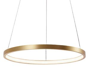JUST LIGHT. Lampada LED a sospensione Circle, oro, Ø 39 cm