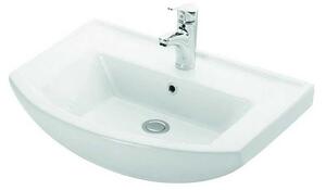 Lavabo bagno sospeso 65 cm ceramica Litos-BN65 - KAMALU