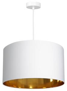Luminex Sospensione Soho cilindro 1 luce Ø 40cm bianco/oro