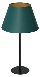 Lampada da tavolo Soho, cono alta 56cm verde/oro