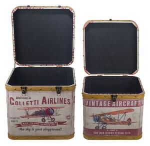 Bauli, scatole di immagazzinaggio Signes Grimalt Scatole Vintage 2 Unità