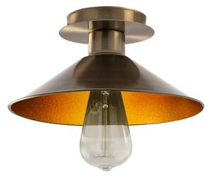 Lampada da soffitto color bronzo con paralume in metallo ø 24 cm Berceste - Opviq lights