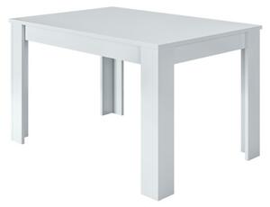 Tavolo Allungabile Da Pranzo Rettangolare 140-190x90 cm Kendra Bianco Lucido