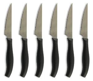 Set 6 coltelli da tavola con lama seghettata in acciaio inox SìChef