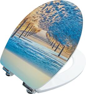 Sedile WC Cornat / Coperchio WC con chiusura soft-close Decoro Sea Breeze