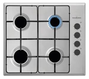 SCHAUB LORENZ Piano Cottura 4 Fuochi a Gas Larghezza 60 cm in Acciaio Inox colore Inox - SSPC640XL