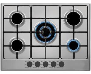 SCHAUB LORENZ Piano Cottura 5 Fuochi a Gas Larghezza 68 cm in Acciaio Inox colore Inox - SSPC750XF