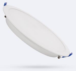 Faretto da incasso a LED piatto da 18 W, modello rotondo SOLID, foro di montaggio Ø 195-210 mm, 4000 K, TRIAC, bianco neutro
