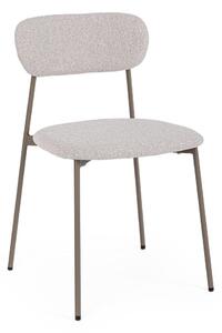 Sedia da pranzo marrone chiaro in imbottito Inka – Yes Everyday