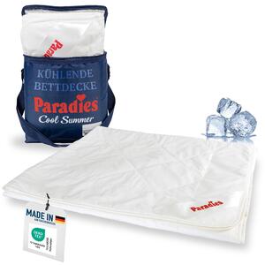 PARADIES: coperta estiva refrigerante "Cool Dream" nelle dimensioni 135x200, una leggera coperta ideale per l'estate