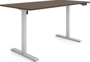 ESMART Germany ETX-121GE 160 x 80 cm Decorazione ebano Scrivania ergonomica in piedi/seduta Regolabile elettricamente in altezza in modo continuo 73,5 - 123,5 cm 3x memoria Promemoria attività Avvio/arresto graduale Montaggio rapido