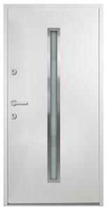 Porta Ingresso in Alluminio Bianca 110x207,5 cm