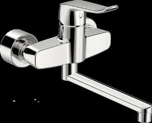 HANSA HANSAclinca Mitigeur de lavabo, saillie 277 mm, chromé, 01536283, 01536283