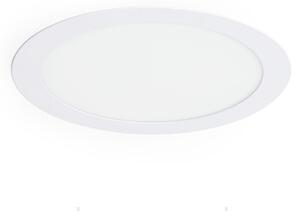 Faretto LED da incasso piatto 20W rotondo SuperSlim Ø205mm 4000K bianco neutro