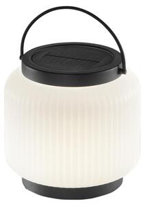 FANEUROPE Lampada LED solare ricaricabile Robin (nera), 1,2 W, 3000 K, dimmerabile, IP54
