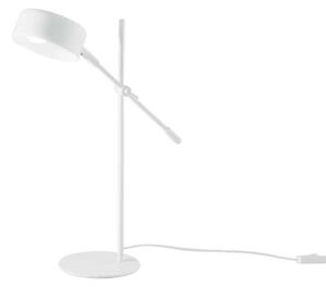 Lampada da tavolo EIFFEL in metallo bianco con punto luce regolabile