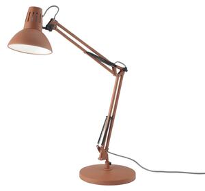 Lampada da tavolo regolabile ARTIFEX in metallo arancione